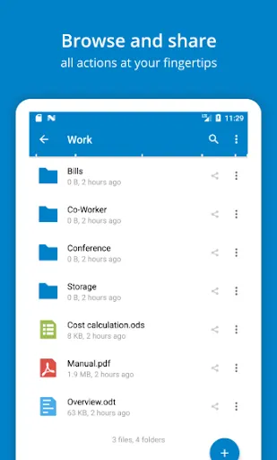 Capturas de pantalla de Nextcloud