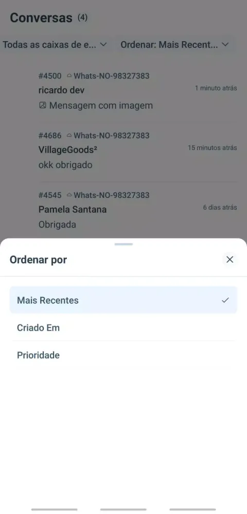 Capturas de pantalla de Atendimento Integrado