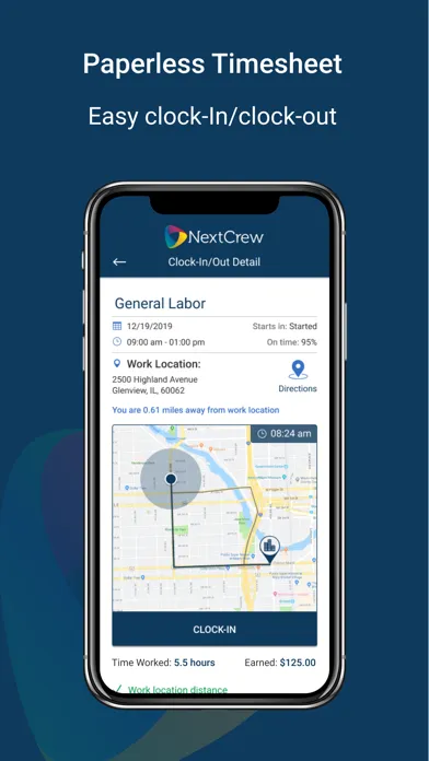NextCrew Mobile Screenshots