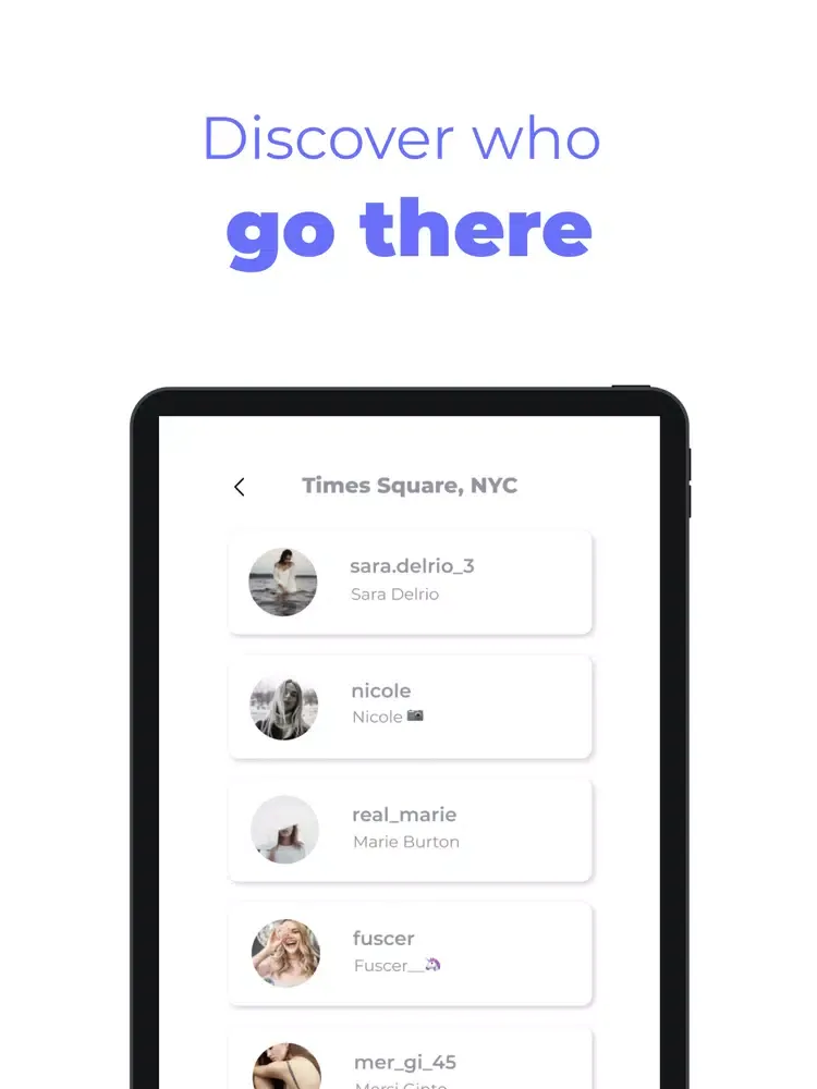 Capturas de pantalla de Nextdoor iPad 