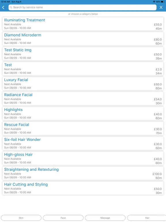 Reflexis Appointments iPad  Screenshots
