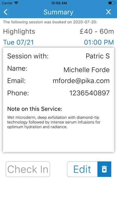 Reflexis Appointments Screenshots
