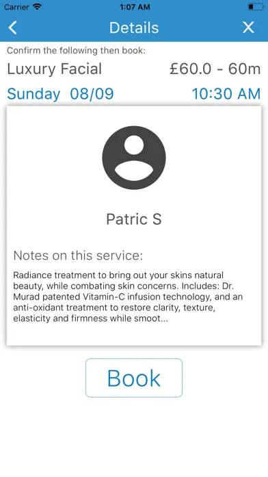 Reflexis Appointments Screenshots