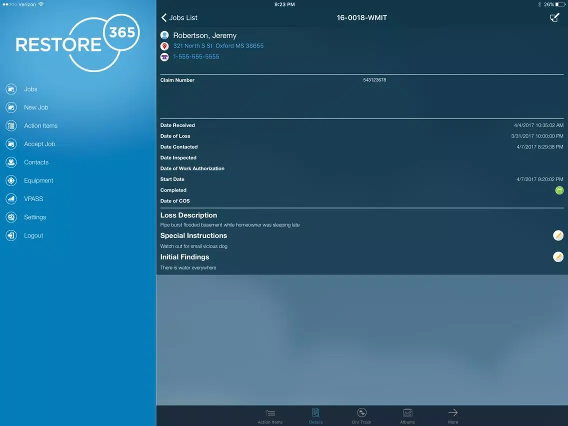Zrzuty ekranu Restore Mobile 3.0 iPad 
