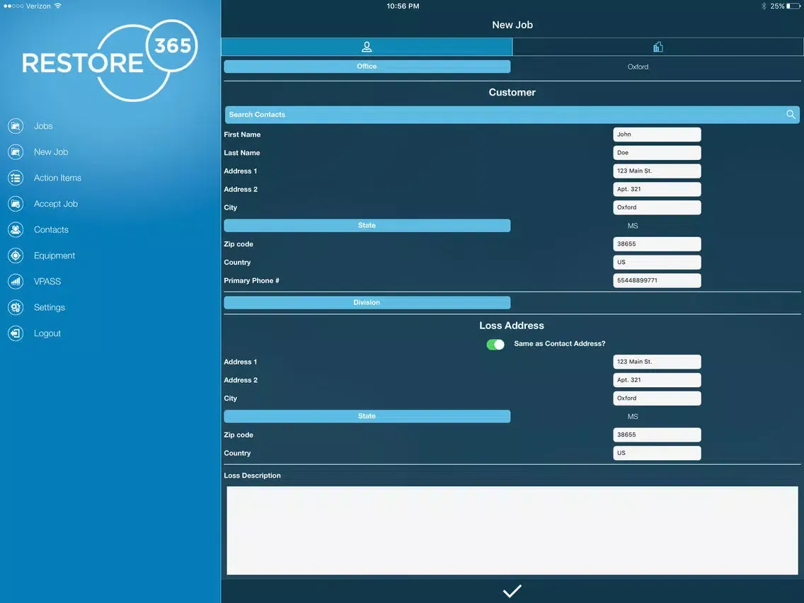 Zrzuty ekranu Restore Mobile 3.0 iPad 