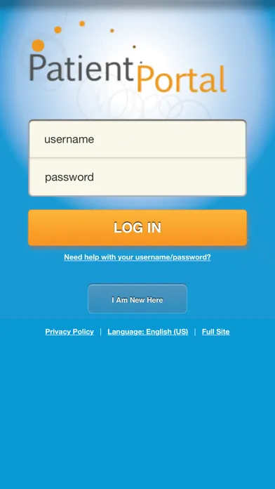 NextGen Patient Portal Screenshots