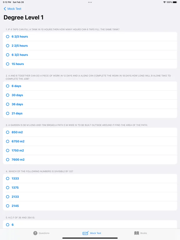 Tangkapan skrin Kerala PSC Exam Guide iPad 