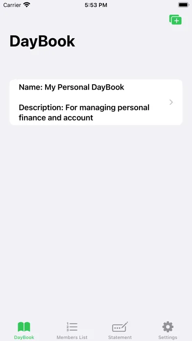 Mobile Day Book स्क्रीनशॉट