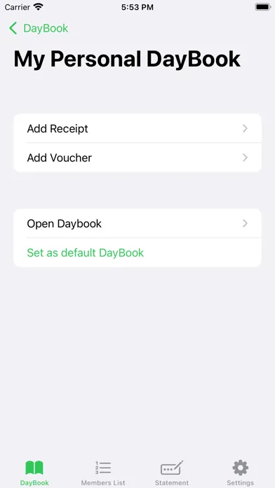 Mobile Day Book स्क्रीनशॉट