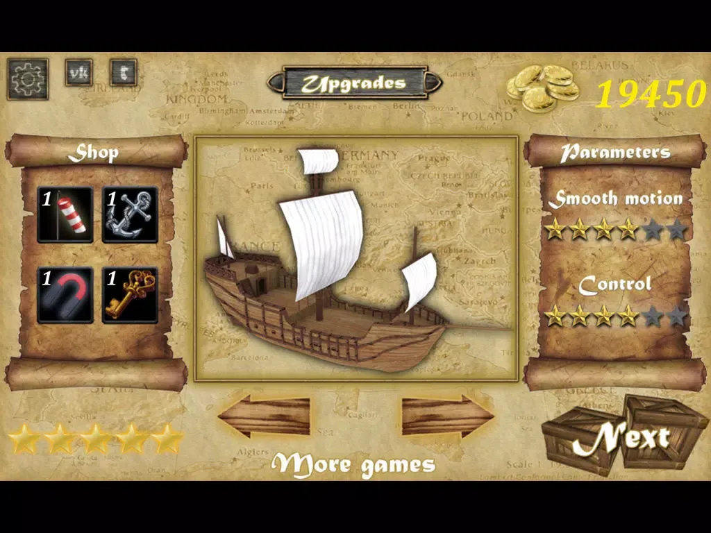 Скриншоты Turbo River Racing Ship iPad 
