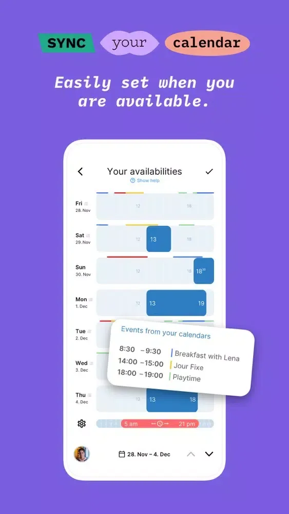 Flax – Activities for Friends سکرین شاٹس