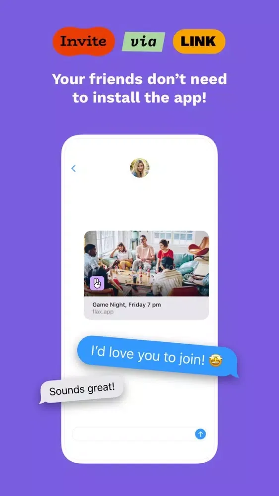 Flax – Activities for Friends سکرین شاٹس