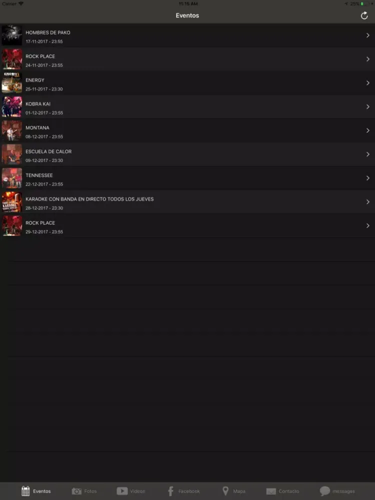 LA FRONTERA SALOONBAR iPad  スクリーンショット