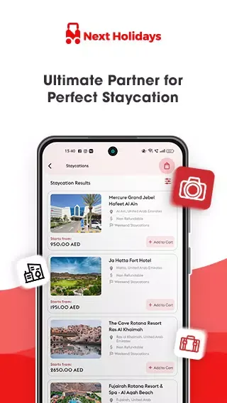 Screenshot di Next Holidays- Tours, Activity