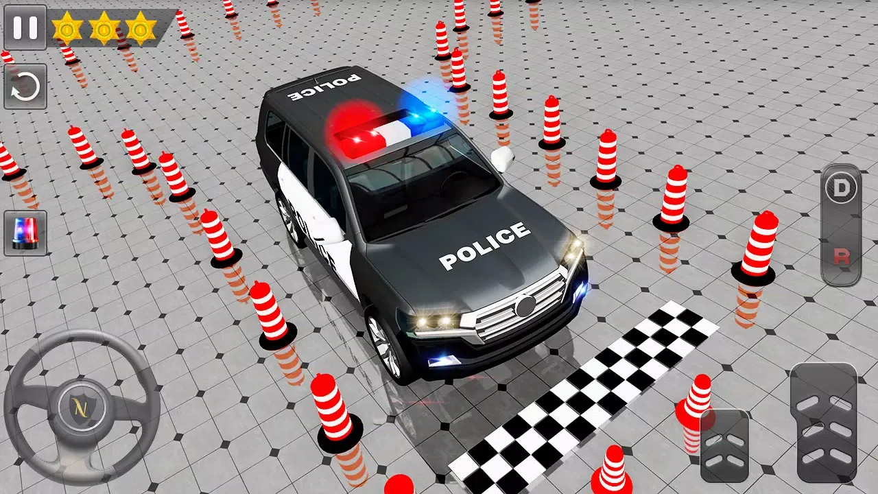 Tangkapan skrin Modern Police Car Parking Game