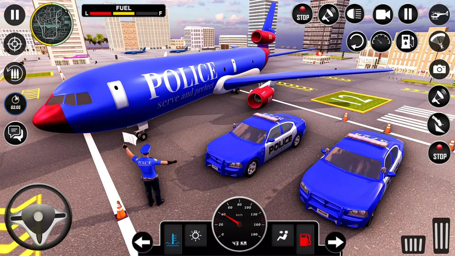 Police Car Transport Truck Screenshots