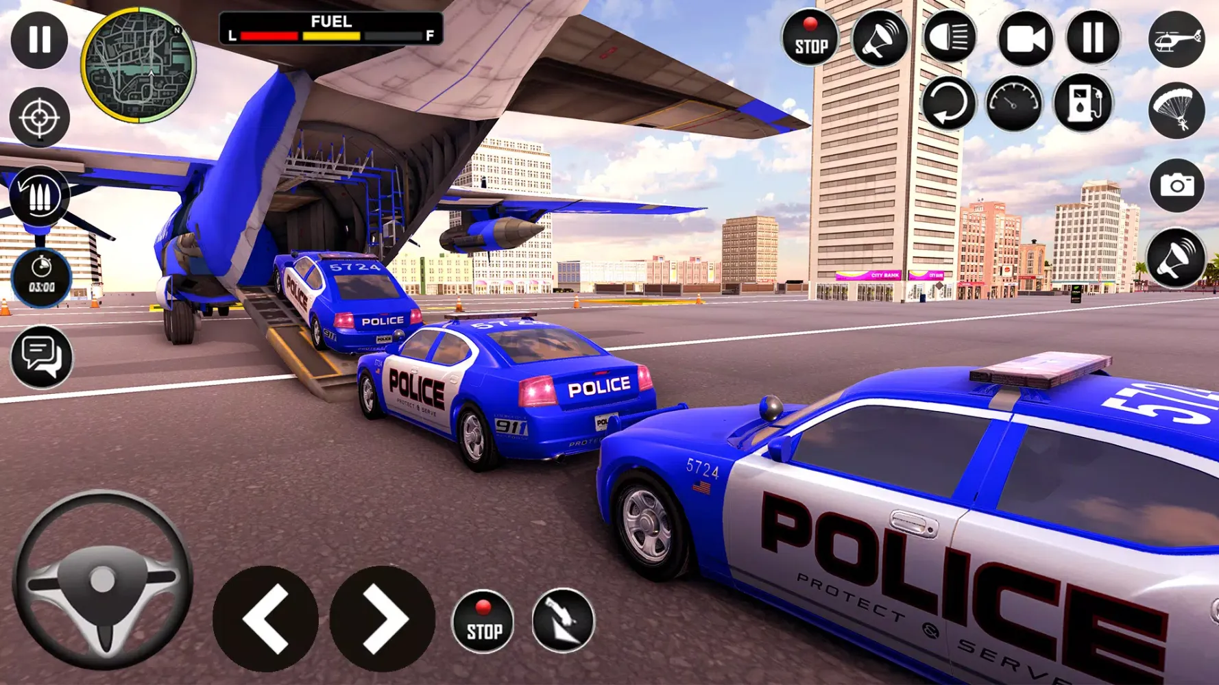 Police Car Transport Truck Screenshots