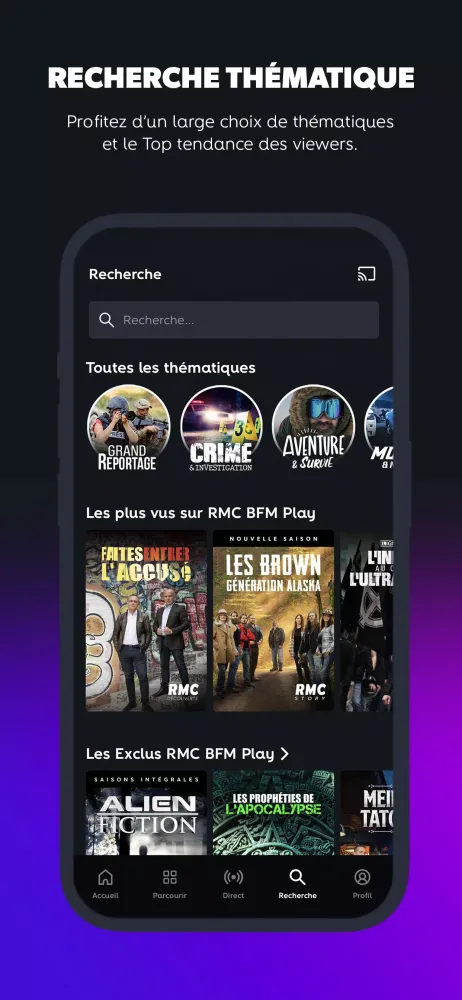 RMC BFM Play Ekran Görüntüleri