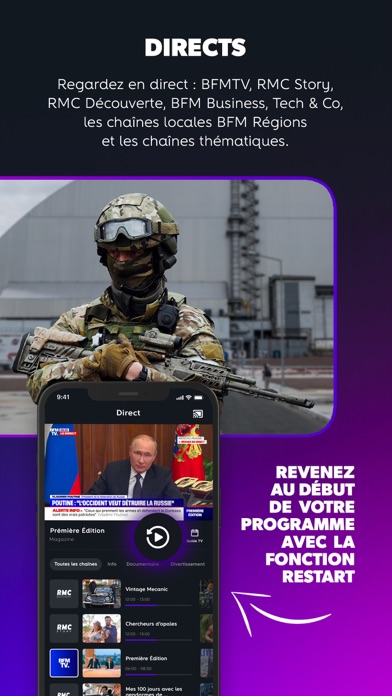 RMC BFM Play–Direct TV, Replay应用截图