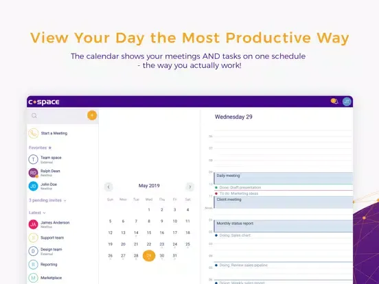 Cospace by Nextiva iPad  Screenshots
