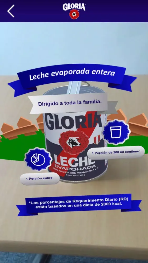Gloria Nutrición Screenshots