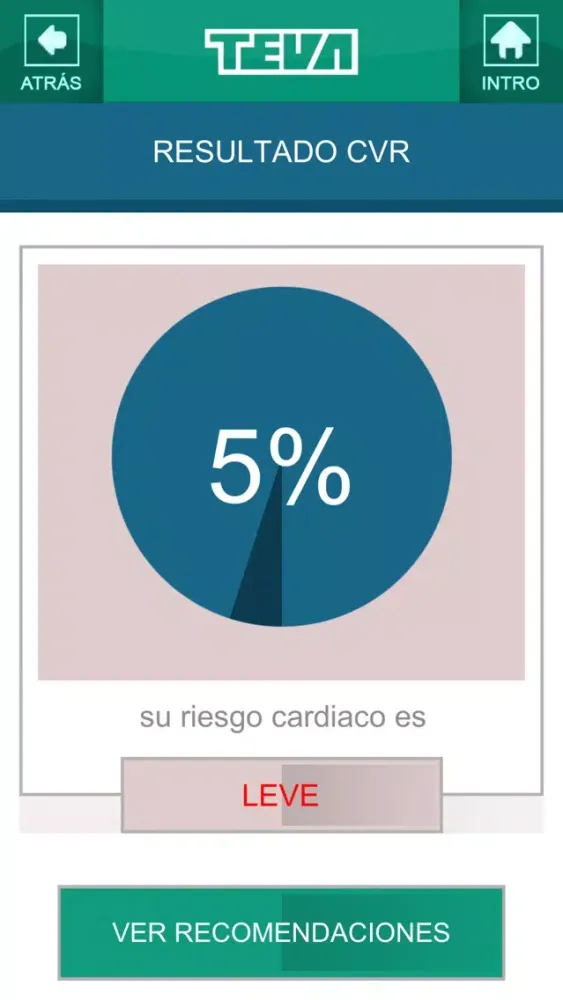 TEVA Cardio سکرین شاٹس