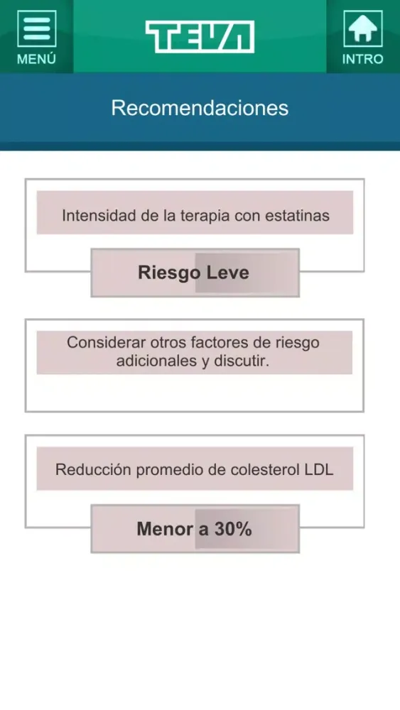 TEVA Cardio سکرین شاٹس