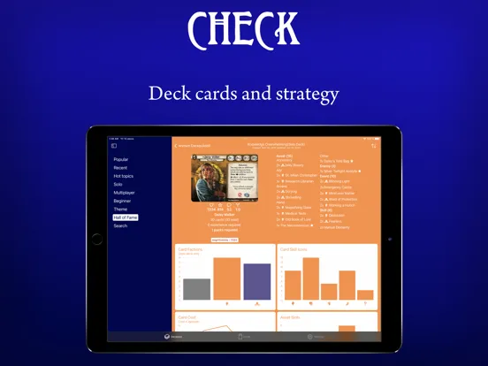 Arkham DeckbuildeR iPad  Screenshots