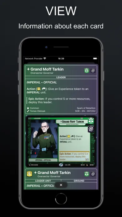 Tangkapan layar SWU DeckbuildeR