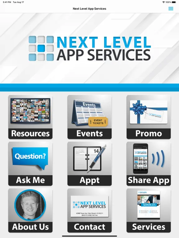 Next Level App Services iPad  سکرین شاٹس