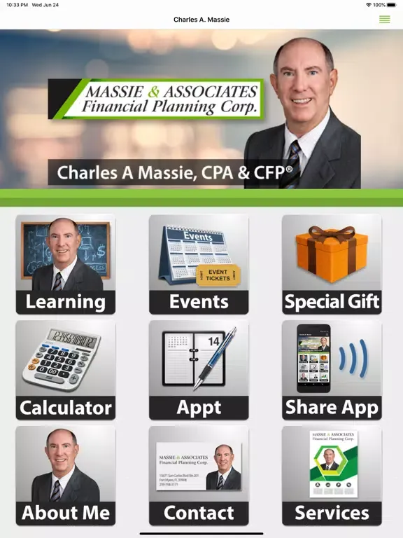 Zrzuty ekranu Charles A Massie iPad 
