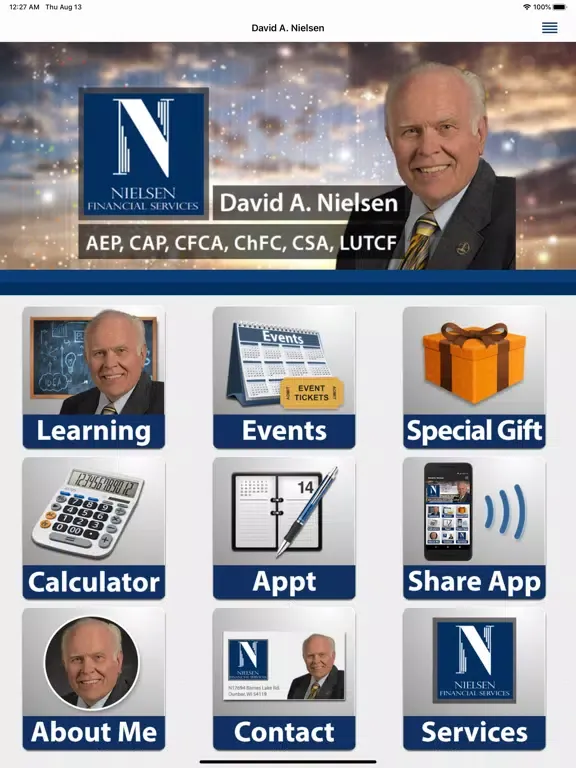 David A. Nielsen iPad  스크린샷