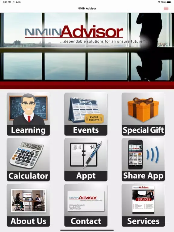 NMIN Advisor iPad 應用截圖