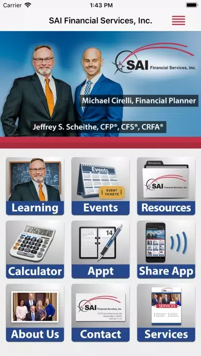 Capturas de pantalla de SAI Financial