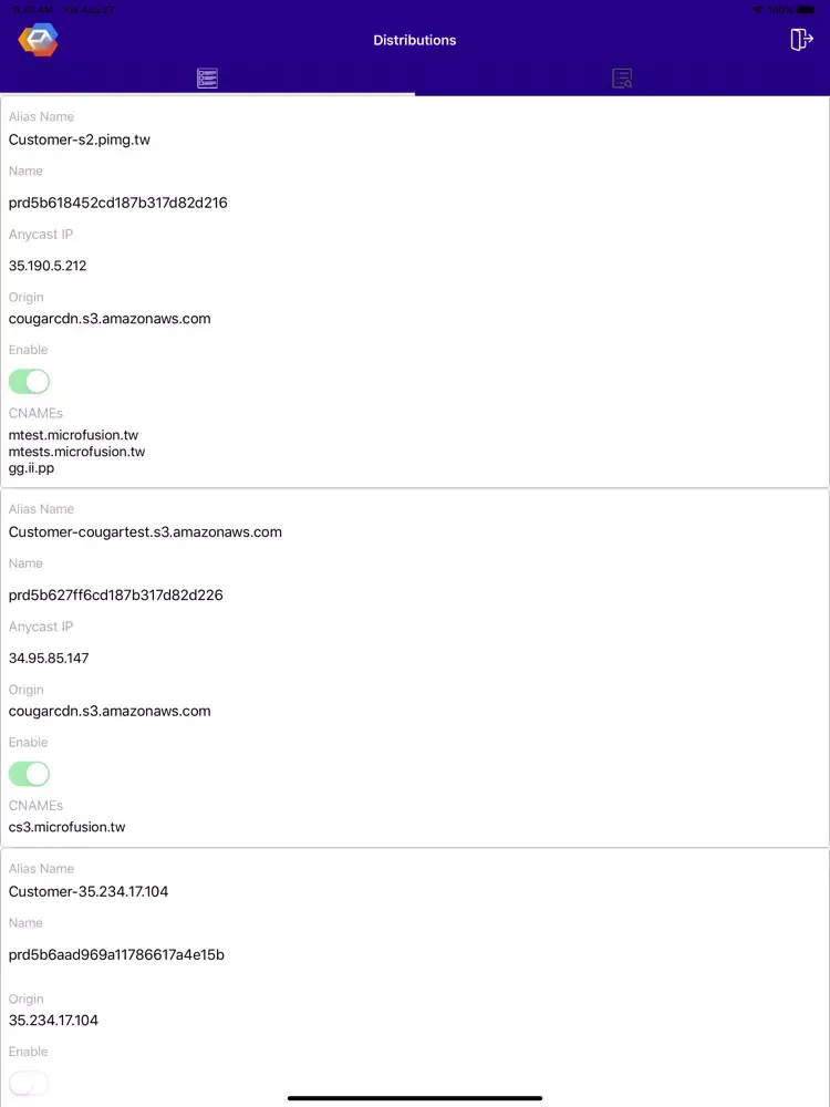 Amigo CDN iPad 应用截图