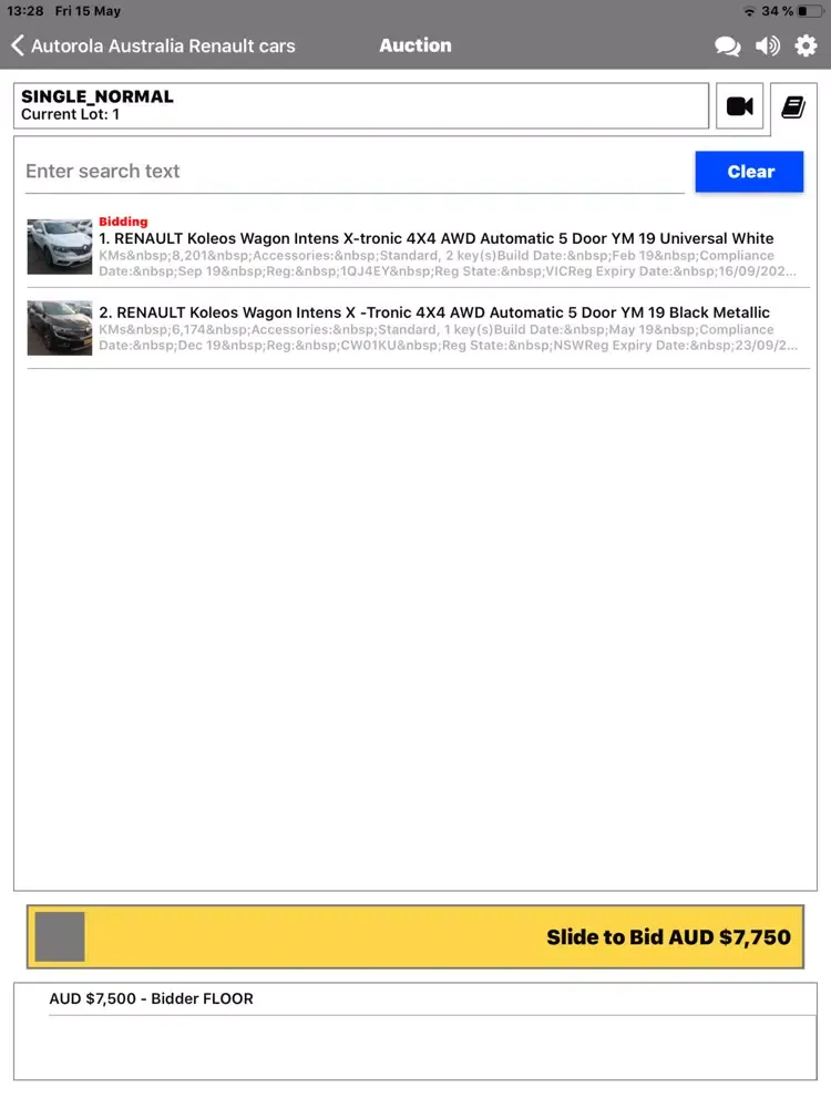 Autorola AU Renault cars iPad  Screenshots