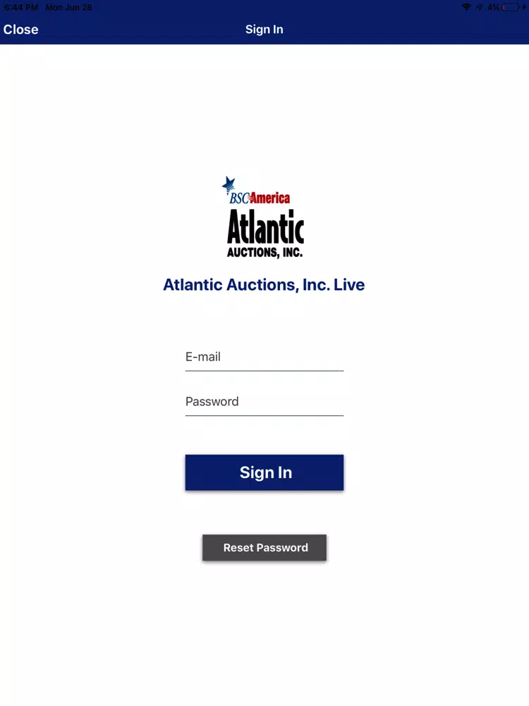 Atlantic Auctions iPad 應用截圖