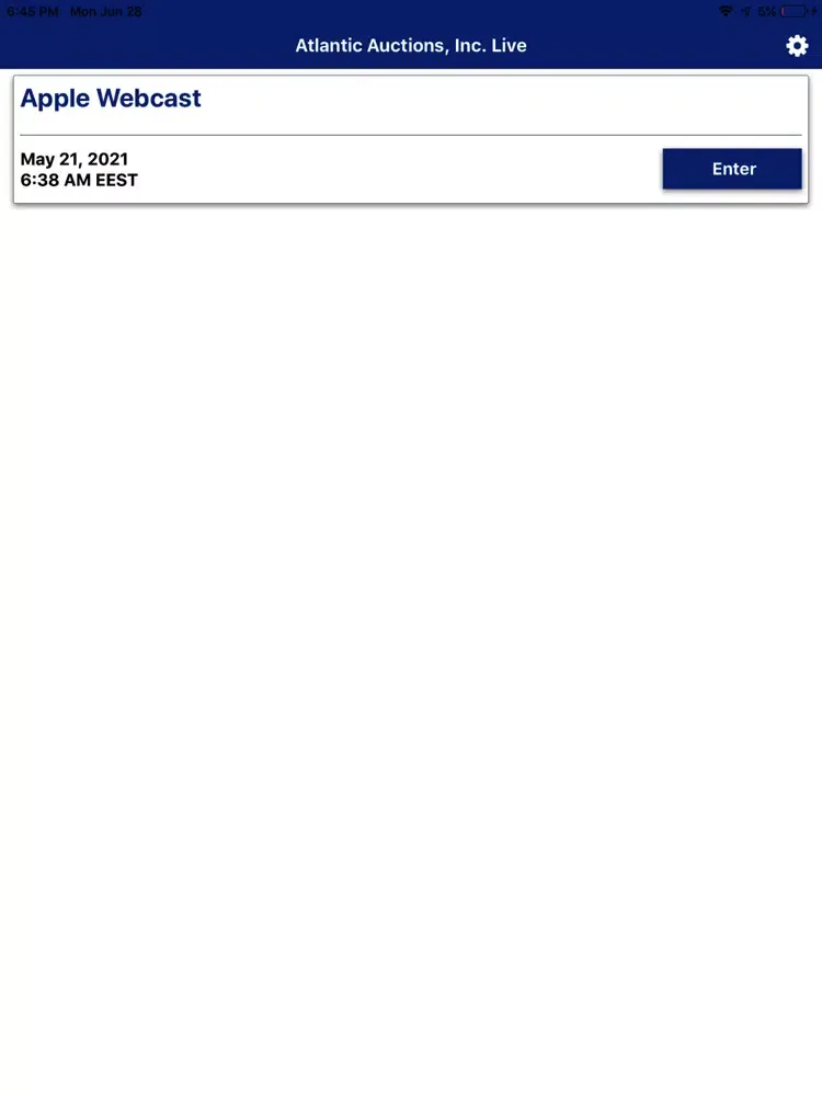 ภาพหน้าจอของ Atlantic Auctions iPad 