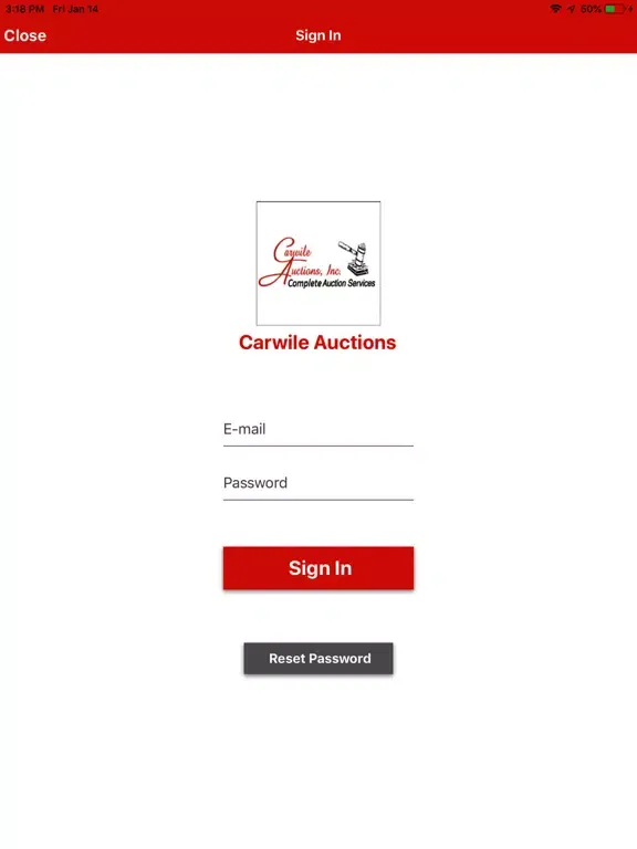 Carwile Auctions Live iPad  স্ক্রিনশট
