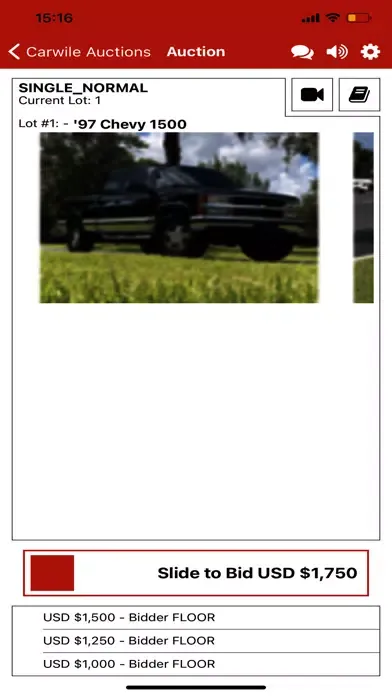 Carwile Auctions Live স্ক্রিনশট
