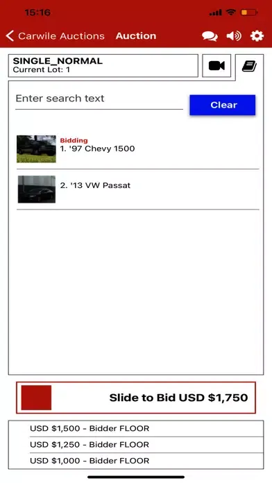 Carwile Auctions Live স্ক্রিনশট