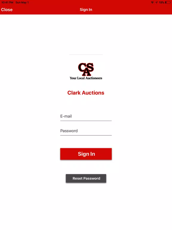 Clark Auctions Live iPad 应用截图