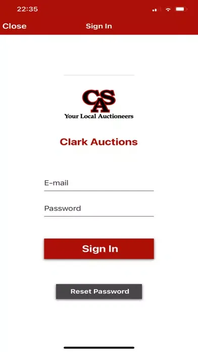 Clark Auctions Live Screenshots