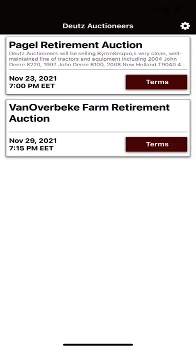 Deutz Auctions Live スクリーンショット