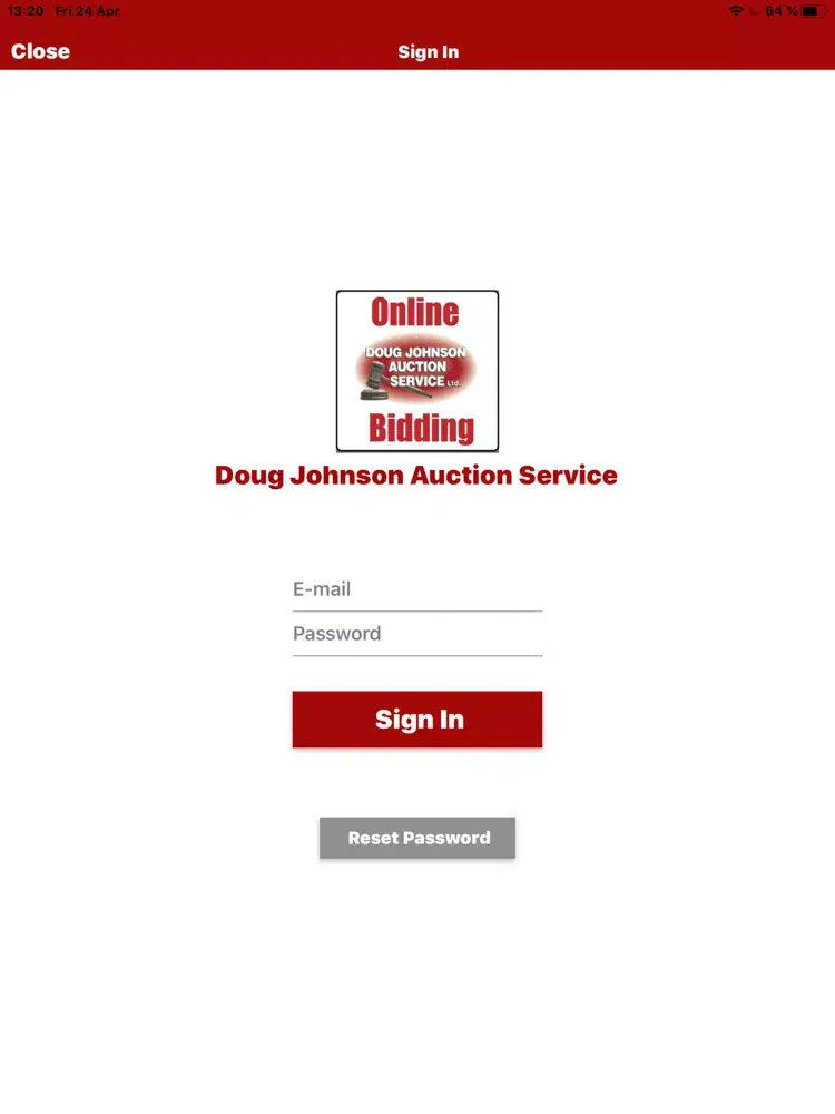 Doug Johnson Auction Service iPad  Screenshots