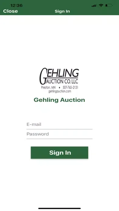 Gehling Auction Live应用截图