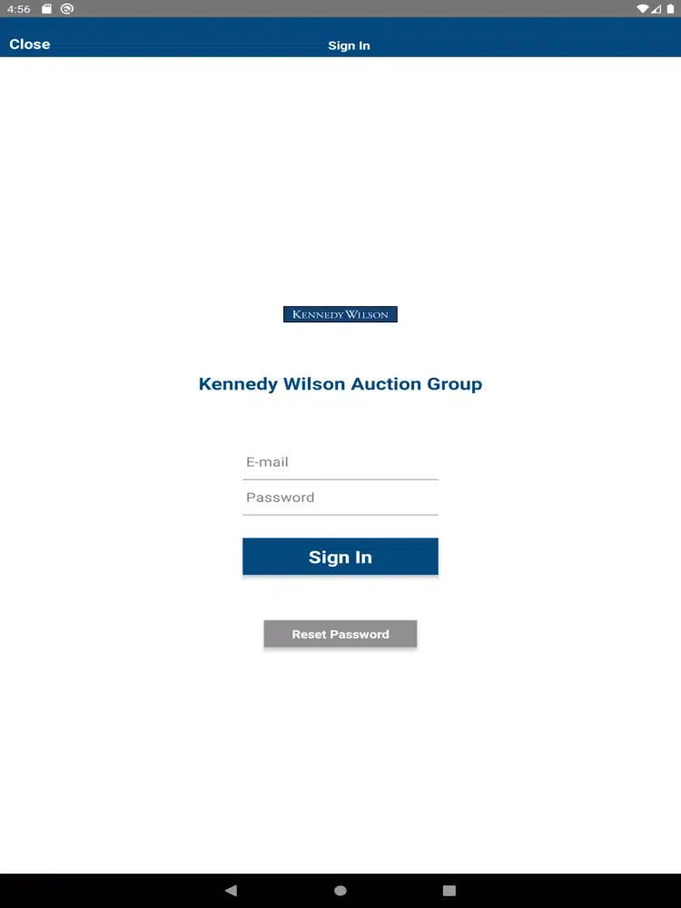 Captures d'écran de Kennedy Wilson Auction iPad 