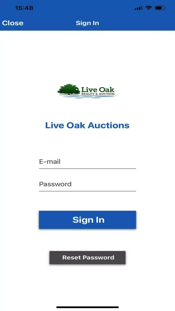 Live Oak Auctions سکرین شاٹس