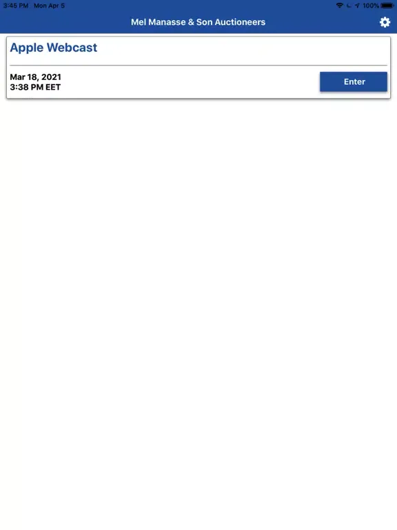 Manasse Auctioneers Live iPad  Screenshots
