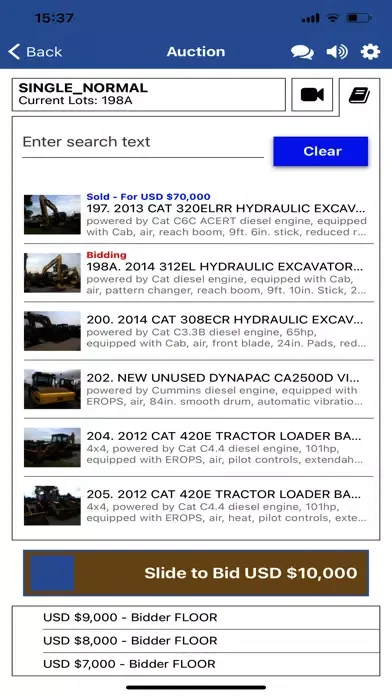 Manasse Auctioneers Live Screenshots
